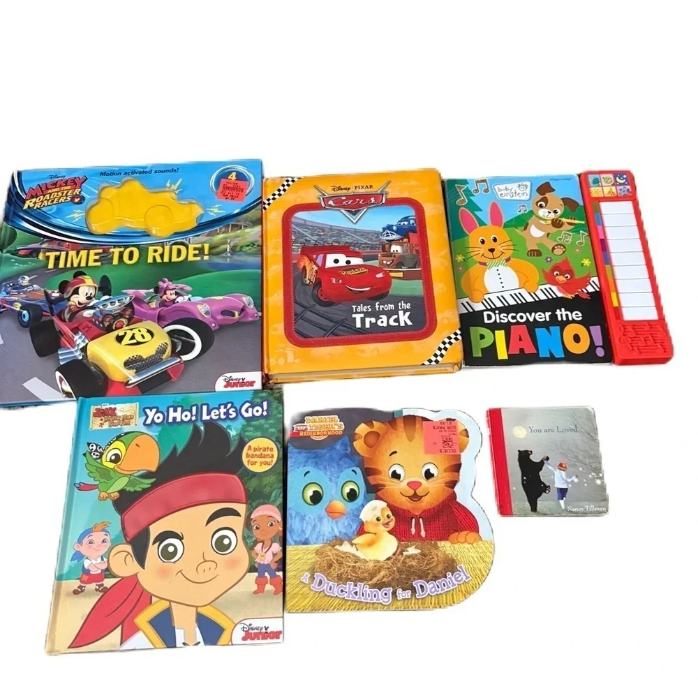 Disney Colorful Kids' Book Collection Instant Library Bundle Hardcover